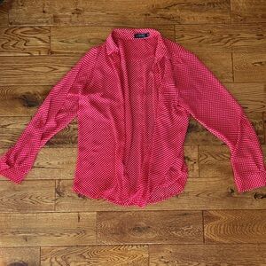 The Limited Red and White Polka Dot Shirt